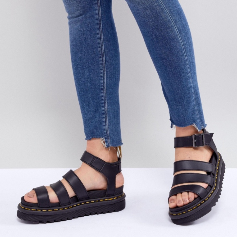 Black Dr. Martens Blaire Sandals